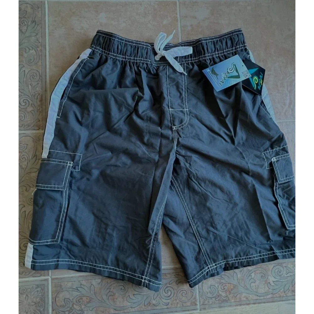 Kanu Board Shorts Barracuda Charcoal Men‎ size L